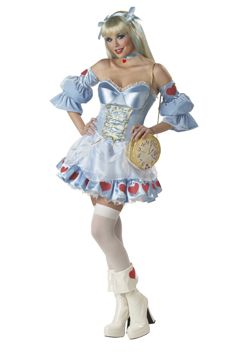 C170 Alice In Wonderland Adult Costume Stocking S M L Ebay